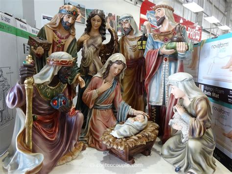 costco nativity set large|costco nativity set indoor.